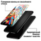 Защитный чехол BoxFace Glossy Panel Samsung Galaxy A70 Gold With Silver