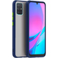 Матовый чехол Frosted Matte для Samsung A715 Galaxy A71 Синий