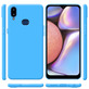 Силиконовый чехол Samsung A107 Galaxy A10s Голубой