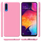 Силиконовый чехол Samsung A307 Galaxy A30s Розовый