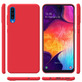 Силиконовый чехол Samsung A307 Galaxy A30s Красный