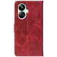 Чохол-книжка Crazy Horse Clasic для Realme 10 Pro Plus Red Wine (Front)