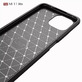 Чехол Carbon Fiber Xiaomi Mi 11 Lite Черный