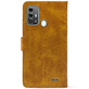 Чохол-книжка Crazy Horse Clasic для ZTE Blade A53 Pro Camel (Front)