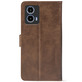 Чохол-книжка Crazy Horse Clasic для Motorola G35 Brown (Front)
