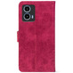 Чохол-книжка Crazy Horse Clasic для Motorola G35 Magenta (Front)