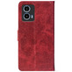 Чохол-книжка Crazy Horse Clasic для Motorola G35 Red Wine (Front)