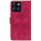 Чохол-книжка Crazy Horse Clasic для Moto G57 Power Magenta (Front)