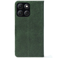 Чохол-книжка Crazy Horse Clasic для Moto G57 Power Dark Green (Strong)