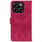 Чохол-книжка Crazy Horse Clasic для Nubia V70 Magenta (Front)