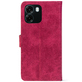 Чохол-книжка Crazy Horse Clasic для Oppo A6 Magenta (Front)