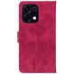 Чохол-книжка Crazy Horse Clasic для Oppo A6 Pro Magenta (Front)