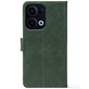 Чохол-книжка Crazy Horse Clasic для Oppo Reno 13 5G Dark Green (Front)