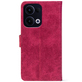 Чохол-книжка Crazy Horse Clasic для Oppo Reno 13 5G Magenta (Front)
