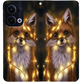 Чохол-книжка BoxFace для Oppo Reno 13 5G Лисичка в Гірляндах