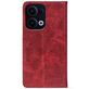 Чохол-книжка Crazy Horse Clasic для OPPO Reno 13 5G Red Wine (Strong)
