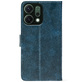 Чохол-книжка Crazy Horse Clasic для Oppo Reno 14 5G Dark Blue (Front)