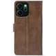 Чохол-книжка Crazy Horse Clasic для Oppo Reno 14 FS Brown (Front)