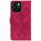 Чохол-книжка Crazy Horse Clasic для Oppo Reno 14 F Magenta (Front)