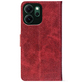 Чохол-книжка Crazy Horse Clasic для Oppo Reno 14 F Red Wine (Front)