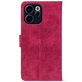 Чохол-книжка Crazy Horse Clasic для Oppo Reno 15 FS Magenta (Front)