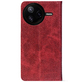 Чохол-книжка Crazy Horse Clasic для Poco F7 Ultra Red Wine (Strong)