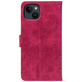 Чохол-книжка Crazy Horse Clasic для Apple iPhone 14 Plus Magenta (Front)