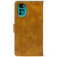 Чохол-книжка Crazy Horse Clasic для Motorola G22 Camel (Front)