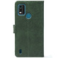 Чохол-книжка Crazy Horse Clasic для Nokia C21 Plus Dark Green (Front)