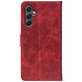Чохол-книжка Crazy Horse Clasic для Samsung Galaxy M35 (M356) Red Wine (Front)