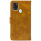 Чохол-книжка Crazy Horse Clasic для Samsung Galaxy A21s (A217) Camel (Front)