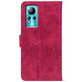 Чохол-книжка Crazy Horse Clasic для Infinix Note 11 Magenta (Front)