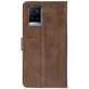 Чохол-книжка Crazy Horse Clasic для Vivo Y33S Brown (Front)