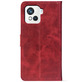 Чохол-книжка Crazy Horse Clasic для Blackview Oscal C80 Red Wine (Front)