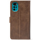 Чохол-книжка Crazy Horse Clasic для Motorola G22 Brown (Front)