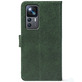 Чохол-книжка Crazy Horse Clasic для Xiaomi 12T / 12T Pro Dark Green (Front)