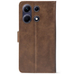 Чохол-книжка Crazy Horse Clasic для Infinix Note 30 4G Brown (Front)