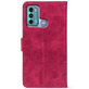 Чохол-книжка Crazy Horse Clasic для Motorola G60 Magenta (Front)