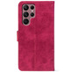 Чохол-книжка Crazy Horse Clasic для Samsung Galaxy S22 Ultra (S908) Magenta (Front)