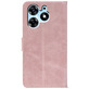 Чохол-книжка Crazy Horse Clasic для Tecno Spark 10 Pro Rose Gold (Front)