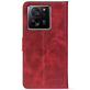 Чохол-книжка Crazy Horse Clasic для Xiaomi 13T Pro Red Wine (Front)