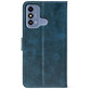 Чохол-книжка Crazy Horse Clasic для ZTE Blade A53 Dark Blue (Front)
