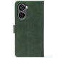 Чохол-книжка Crazy Horse Clasic для ZTE Blade V40 Design Dark Green (Front)