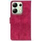 Чохол-книжка Crazy Horse Clasic для Xiaomi Redmi Note 14s Magenta (Front)