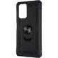 Противоударный чехол Military Ring Case для Xiaomi Redmi Note 10 Pro Черный