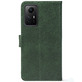 Чохол-книжка Crazy Horse Clasic для Xiaomi Redmi Note 12S Dark Green (Front)