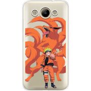 Прозрачный чехол Uprint Huawei Y3 2017 Naruto and Kurama