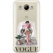Прозрачный чехол Uprint Huawei Y3 2017 VOGUE
