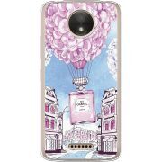 Чехол со стразами Motorola Moto C XT1750 Perfume bottle