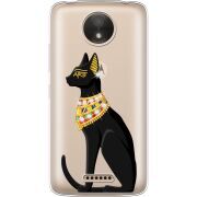 Чехол со стразами Motorola Moto C Plus XT1723 Egipet Cat